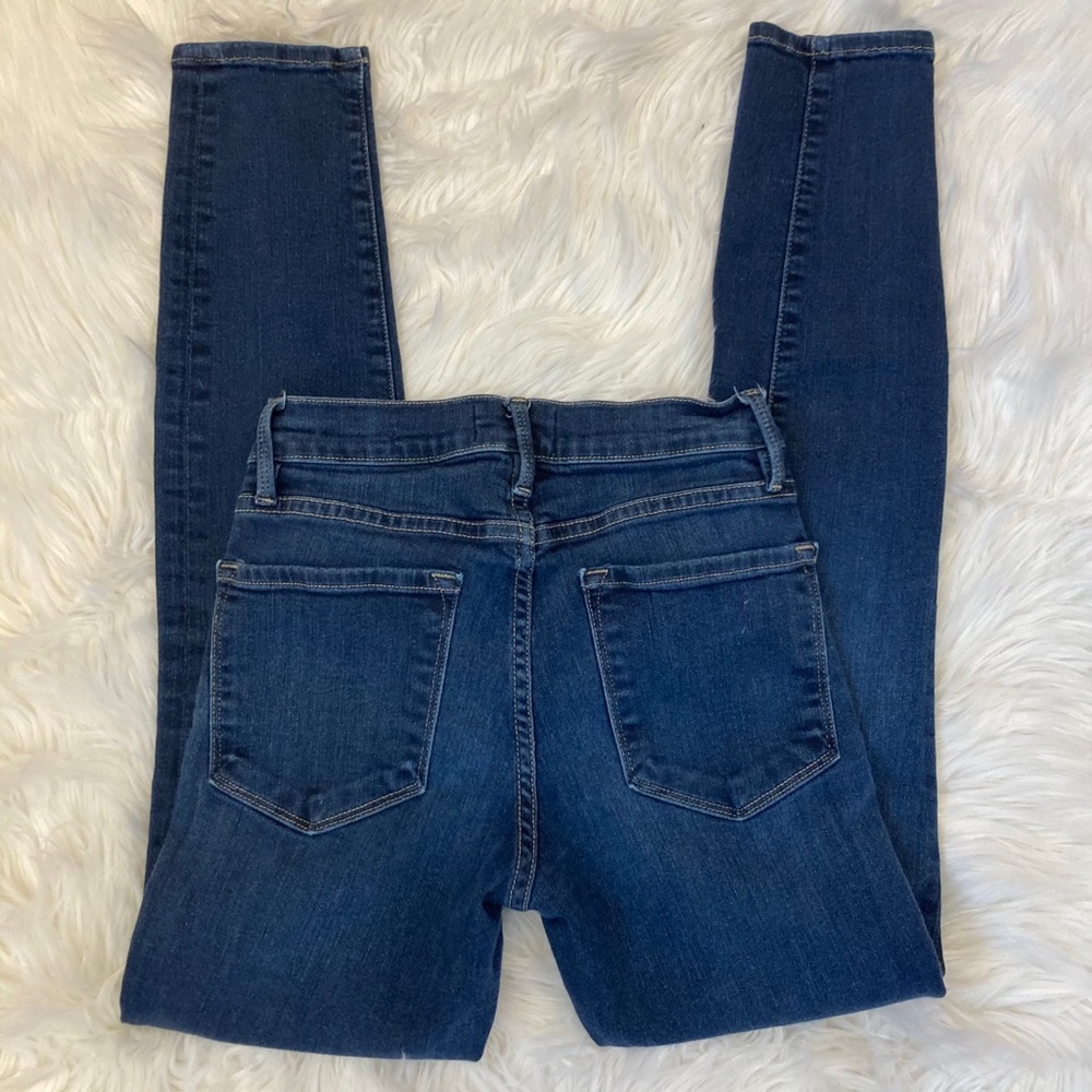Frame High Rise Skinny Jeans - Picture 2 of 7